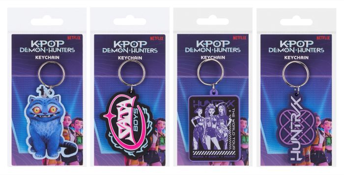 K-POP DEMON HUNTERS Portachiavi 2D in Gomma 4ass…x288